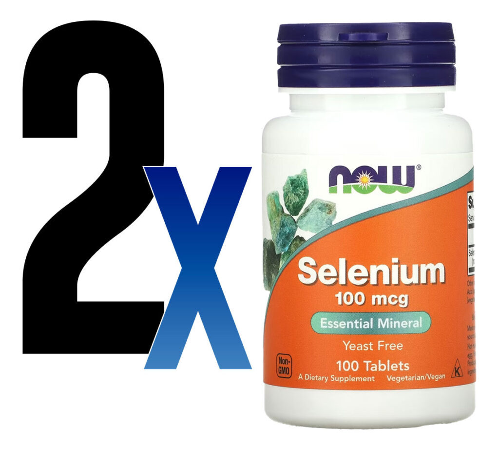 Selênio 100mcg Now Foods Selenium 100 Talets 2un - Imagem 2