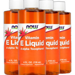 Vitamina E Now Foods 118ml D-alpha Tocoferol Importado 4un