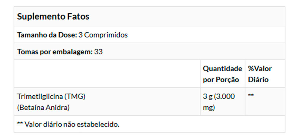 Tmg Betaína 1000mg 100 Tabs Importado 4un Now Foods - Imagem 5