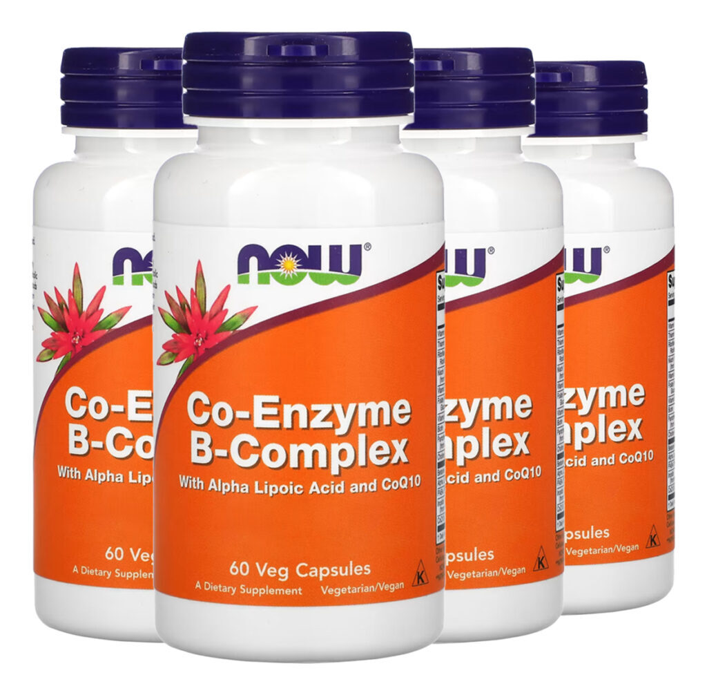 Coenzima Complexo B Now Foods 60 Cápsulas Importado 4un