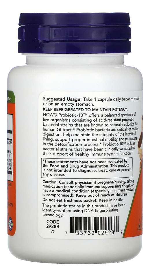 Probiótico-10 50 Bilhões 50veg Cáps Importado - Imagem 2