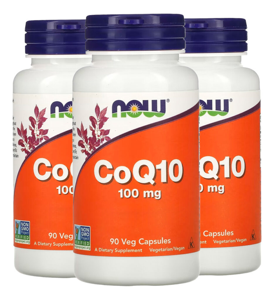 Coenzima Coq10 Now Foods 100mg 90 Veg Cápsulas Importado 3un