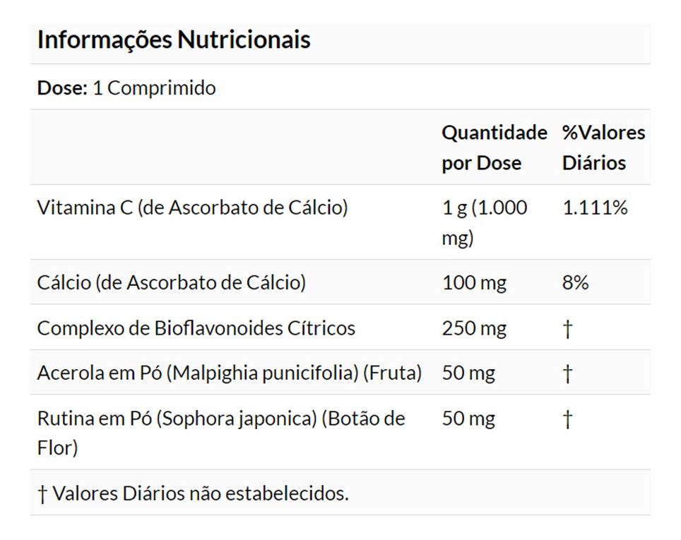 Complexo Vitamina C 1000mg 180 Tabls Importado 5un Now Foods - Imagem 5