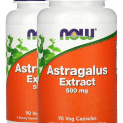 Astragalus Erva Chinesa 500mg 90cáps Importado 2un Now Foods
