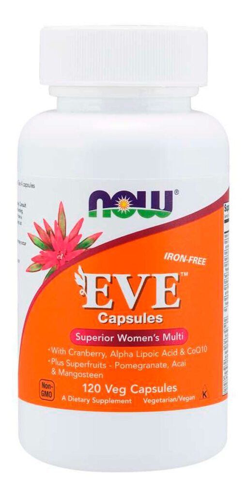 Eve Softgels Cápsula 120 Now Foods Sabor Without Flavor