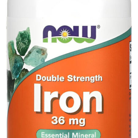 Bisglicinato De Ferro 36mg Now Foods Iron 90 Veg Caps - Imagem 2