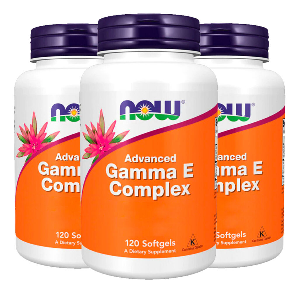 Complexo Gama E Advanced Now Foods 120 Soft Importado 3un