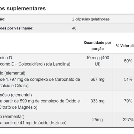 Cálcio E Magnésio Now Foods Com Vitamina D3 E Zinco 120soft Sabor Sem Sabor - Imagem 2