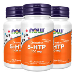 5-htp 100mg Now Foods 90 Chewables Importado 3un