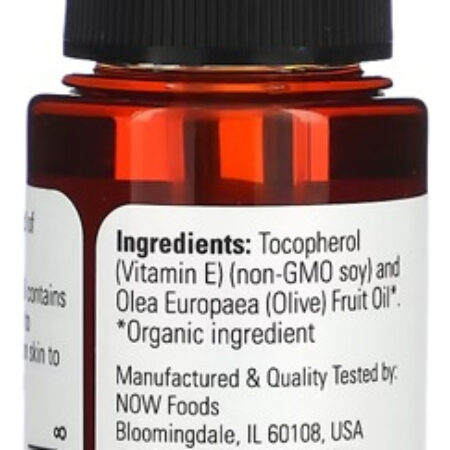 Óleo De Vitamina E Now Foods 2300iu 30ml Importado - Imagem 3