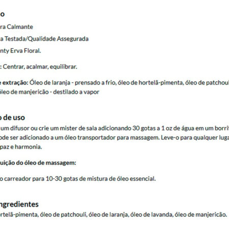 Mistura De Óleos Paz E Harmonia Now Foods 30ml Importado - Imagem 4