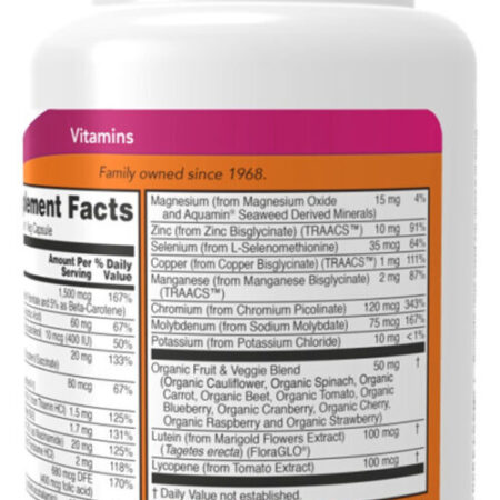 Multivitamínico Daily Vits 30 Caps Now Foods - Imagem 4