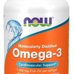 Suplemento Ômega 3 1000mg Now Foods 100 Cápsulas Moles