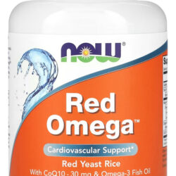 Now Foods Red Omega C0q10 E Levedura Arroz 90 Soft Sabor N/d