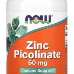 Picolinato De Zinco 50 Mg 120 Cápsulas Now Foods - Eua Sabor Sem Sabor