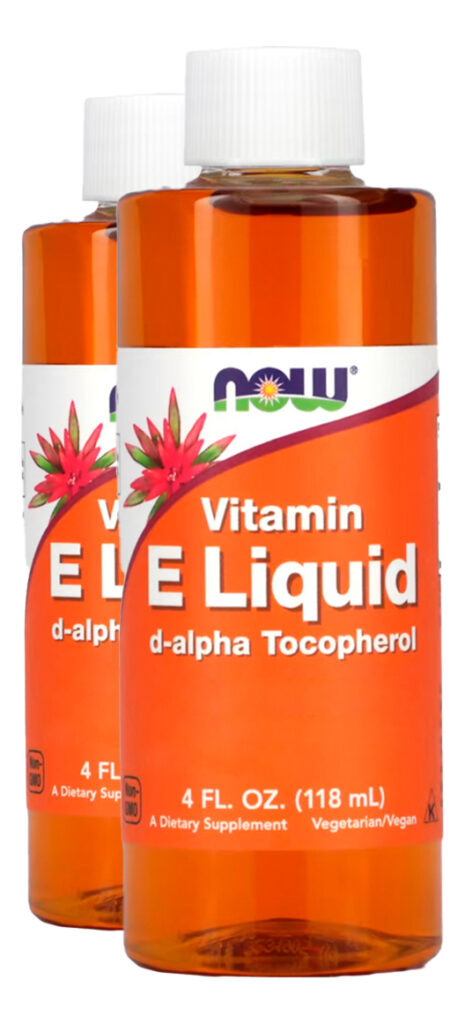 Vitamina E 118ml D-alpha Tocoferol Importado 2un Now Foods