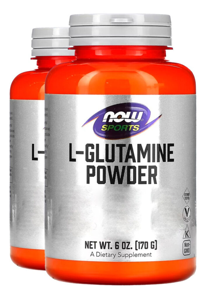 L-glutamina Em Pó Sports 170g Puro Importado 2un Now Foods