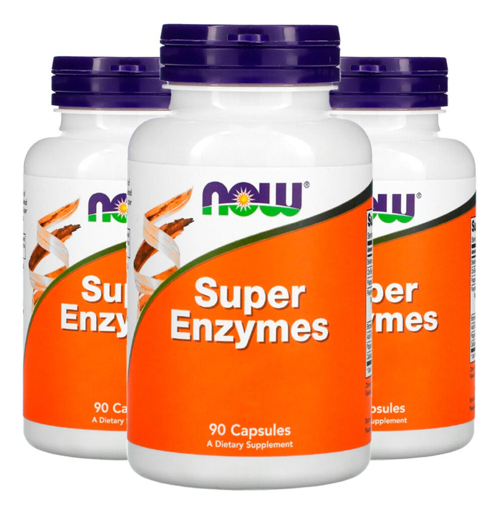 Enzimas Digestivas 90 Cápsulas Importado 3un Now Foods