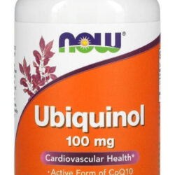 Ubiquinol 100mg Now Foods Coq10 60 Cápsulas Moles