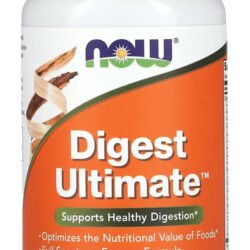 Ultimate Digest Now Foods 60 Veg Cápsulas Produto Importado