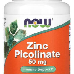 Zinco Picolinato 50mg Now Foods Zinc Picolinate 60 Veg Caps Sabor Sem Sabor
