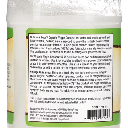 Óleo De Coco Virgem Now Foods 355ml 100% Puro +porta Cápsula - Imagem 3