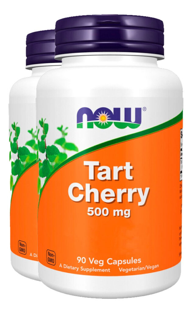 Cereja Azeda 500mg Tart Cherry 90cáp Importado 2un Now Foods