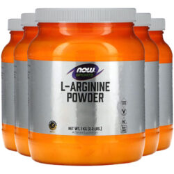 L-arginina Em Pó Now Foods Sports 1kg Importado 5un