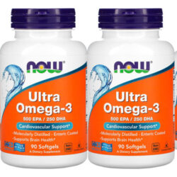 Ultra Ômega 3 Now Foods 90 Softgels 4un Sabor Sem Sabor