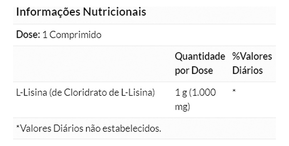 L Lisina Dupla Força 1000mg 100 Tab Importado 5un Now Foods - Imagem 5