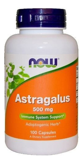 Astragalus 500mg Now Foods 100 Veg Cápsulas Importado Eua