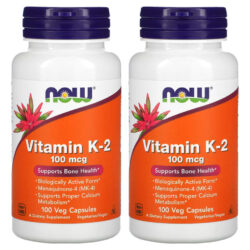 Vitamina K2 100mcg Now Foods 100veg Caps 2un