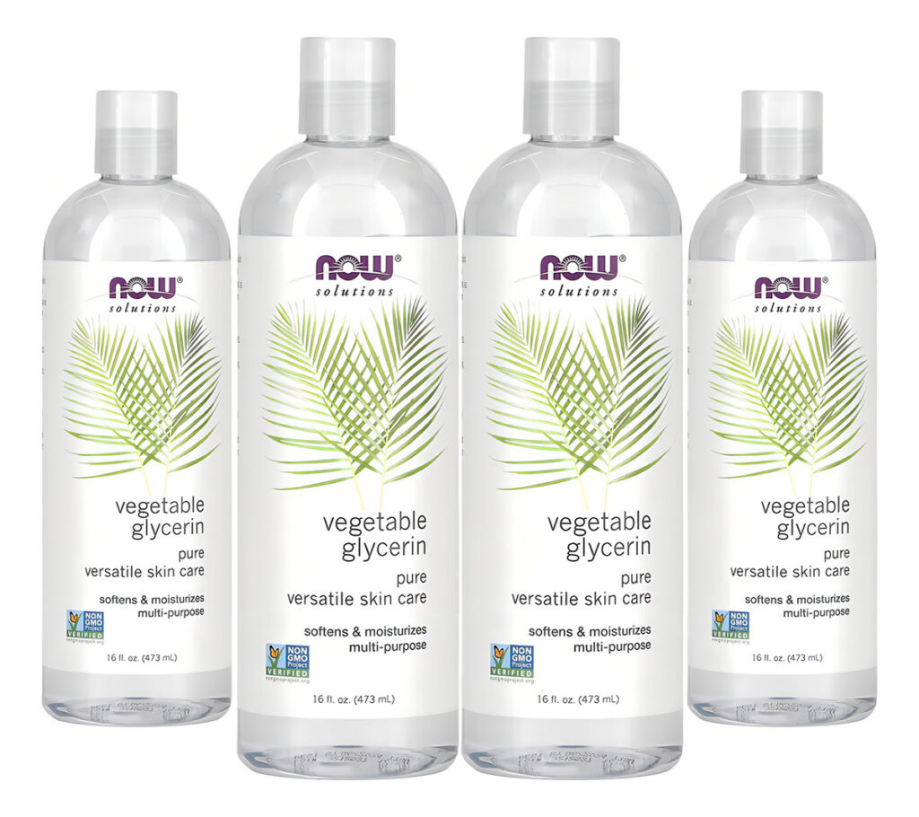 Glicerina Vegetal 473ml Now Foods Cozinha Uso Diário 4un