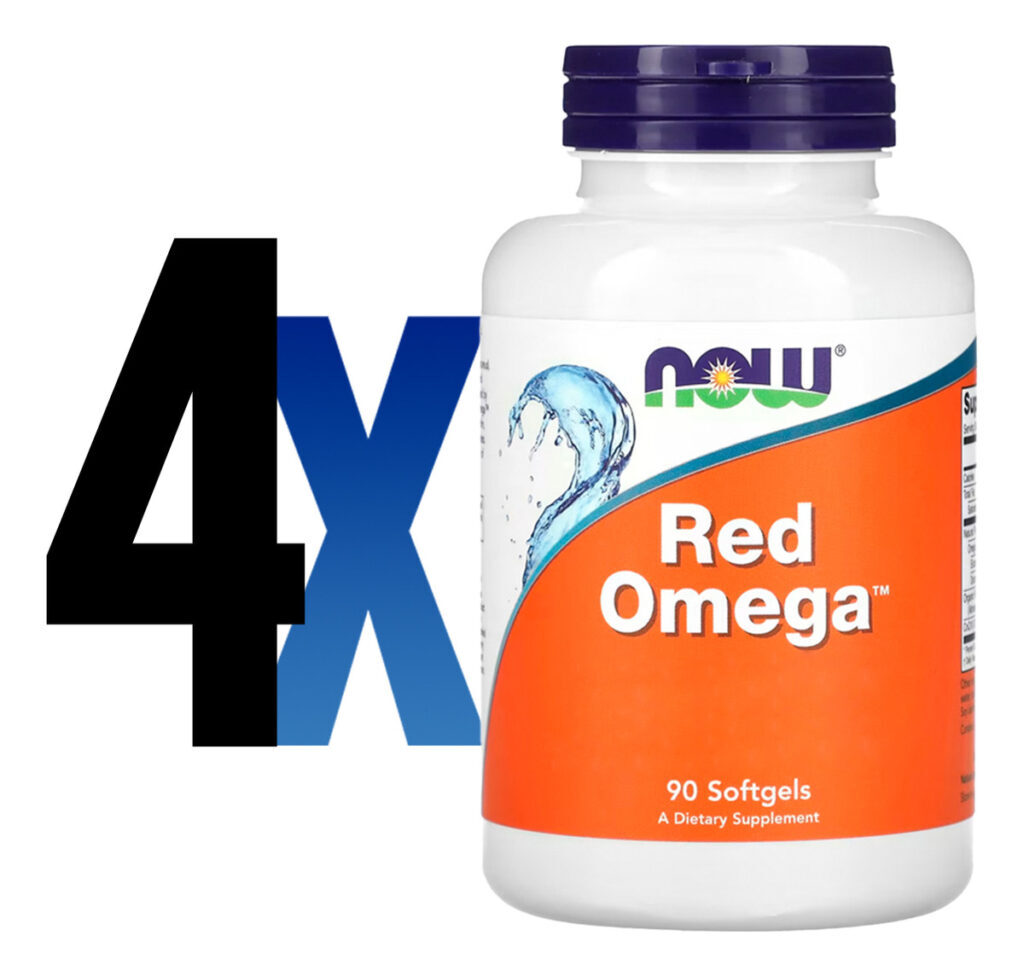 Red Omega C0q10 E Lev. Arroz Now Foods 90 Sofg Importado 4un - Imagem 2