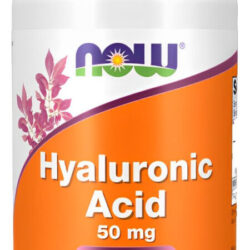 Ácido Hialurônico 50mg Now Foods 60 Cápsulas Importado
