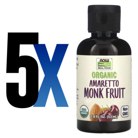Monk Fruit Amaretto Now Foods Fruta Monge 53ml Importado 5un - Imagem 2