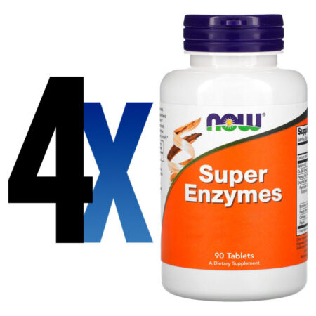Enzimas Digestivas Now Foods 90 Tablets Importado 4un - Imagem 2