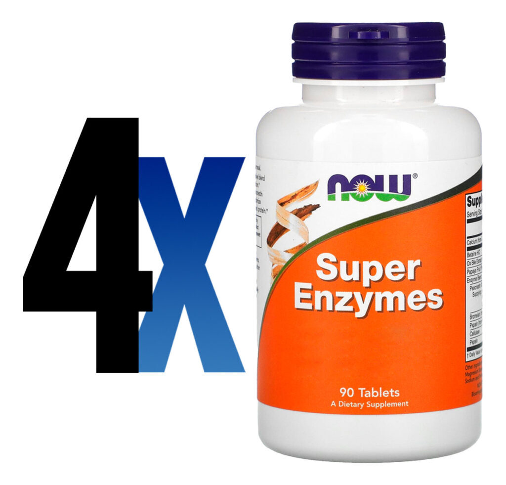 Enzimas Digestivas Now Foods 90 Tablets Importado 4un - Imagem 2