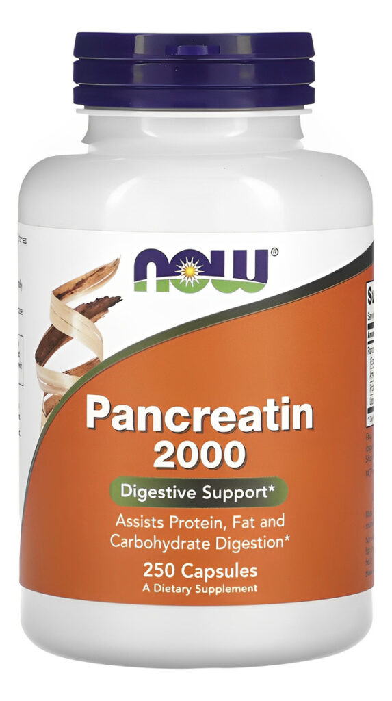 Pancreatina 200mg Now Foods 250veg Cáps Importado 3un - Imagem 5