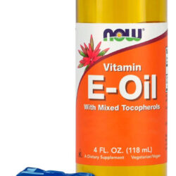 Vitamina E Oil Now Foods Mixed Tocoferol 118ml +porta Cáps