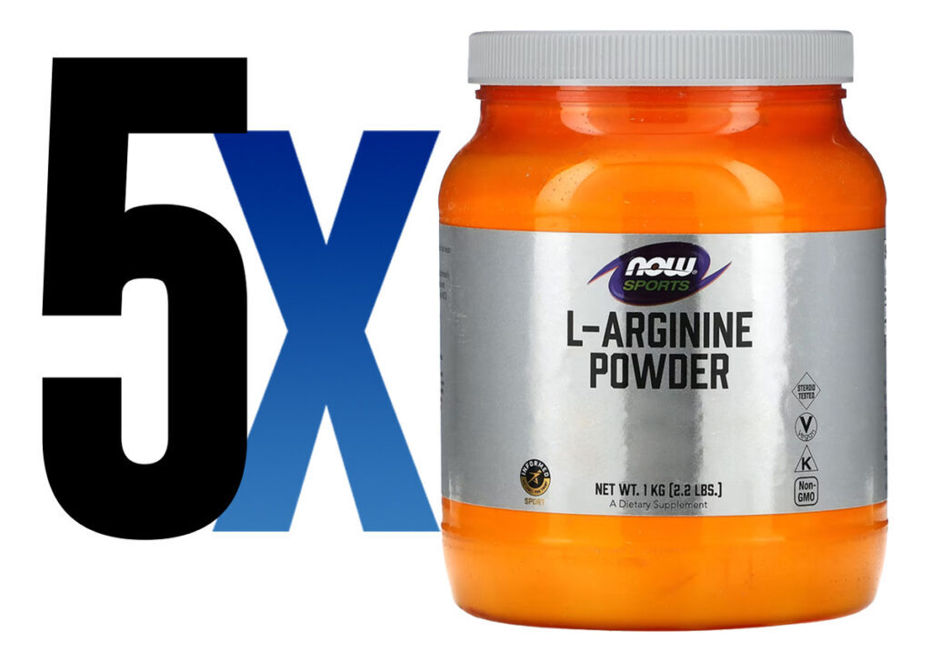 L-arginina Em Pó Now Foods Sports 1kg Importado 5un - Imagem 2