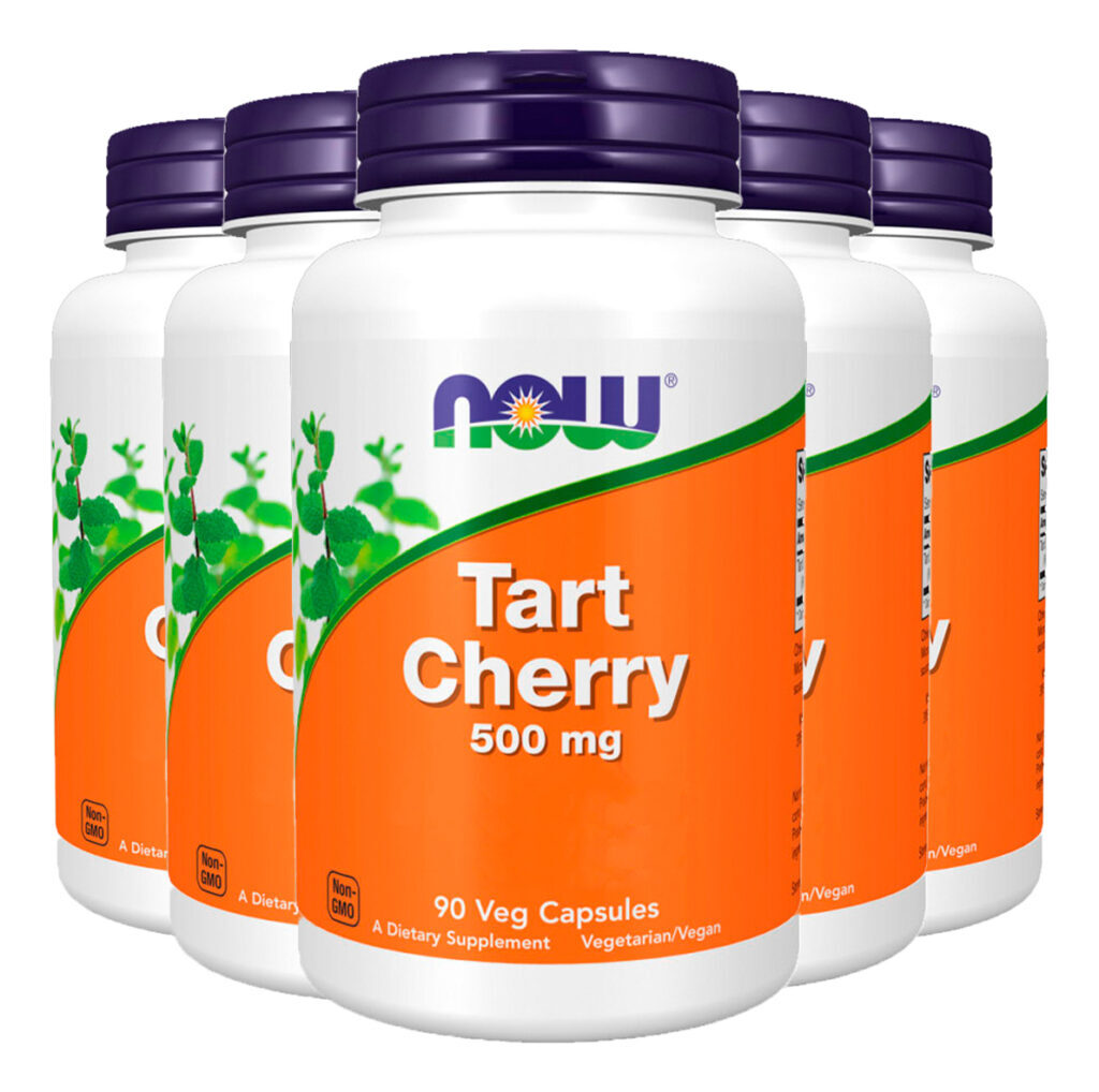 Cereja Azeda 500mg Now Foods Tart Cherry 90cáp Importado 5un