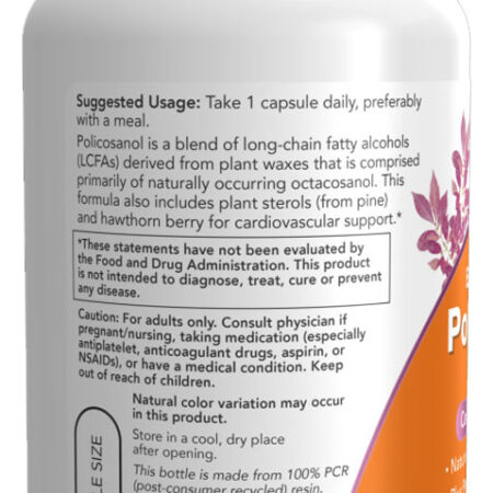 Policosanol 40mg Now Foods Dupla Força 90cáps Importado 5un - Imagem 4