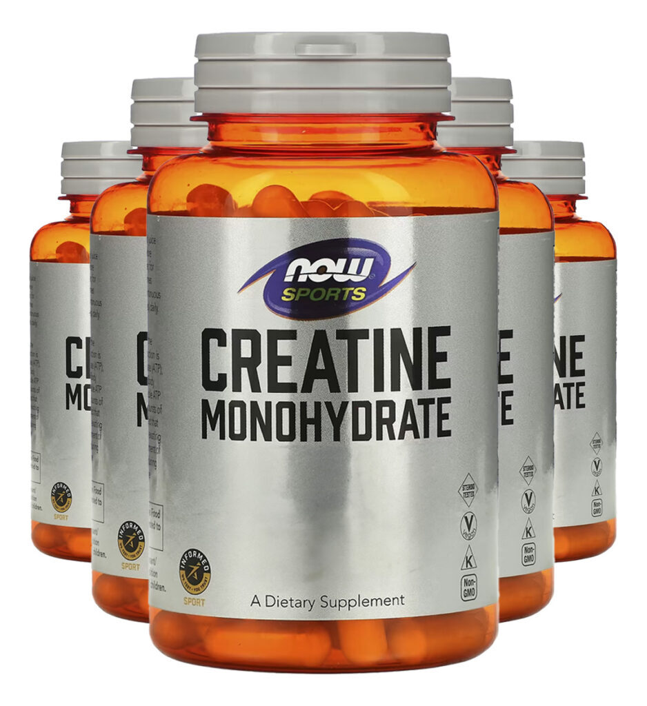 Creatina Monohidratada 750mg 120cáps Importado 5un Now Foods