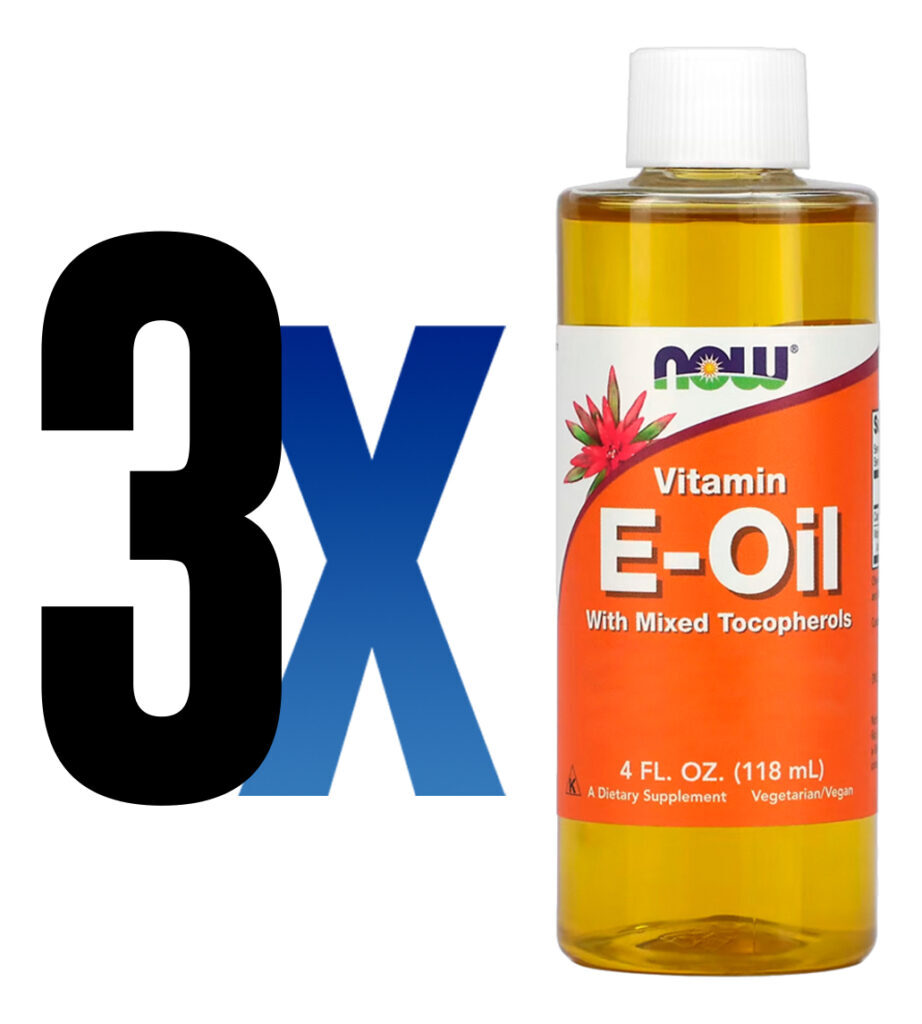 Vitamina E Oil Now Foods Mixed Tocoferol 118ml Importado 3un - Imagem 2