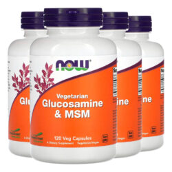 Glucosamina E Msm 120 Caps Importado 4un Now Foods
