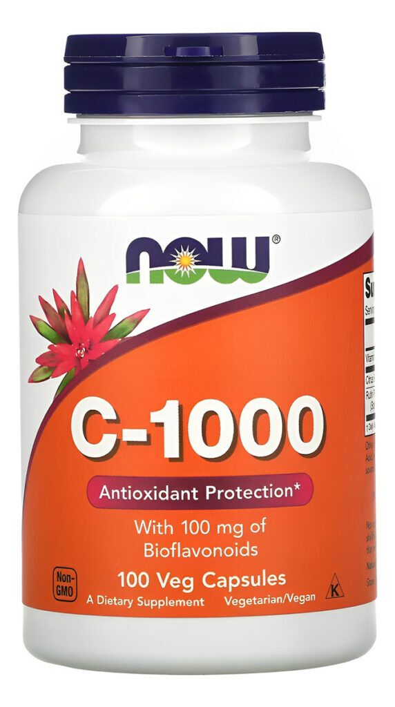 Vitamina C 1000mg+bioflavonóide 100cáps Importado