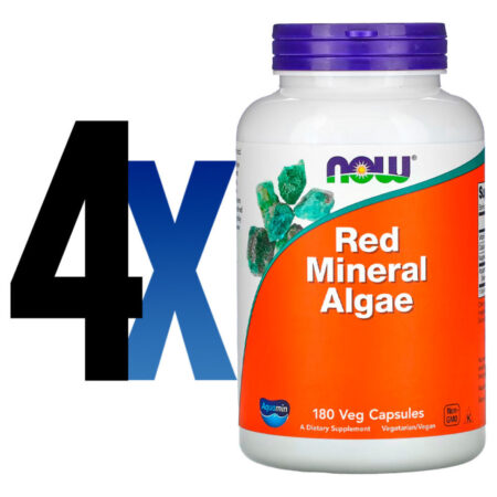 Minerais Algas Vermelhas 180 Cáps Importado 4un Now Foods - Imagem 2