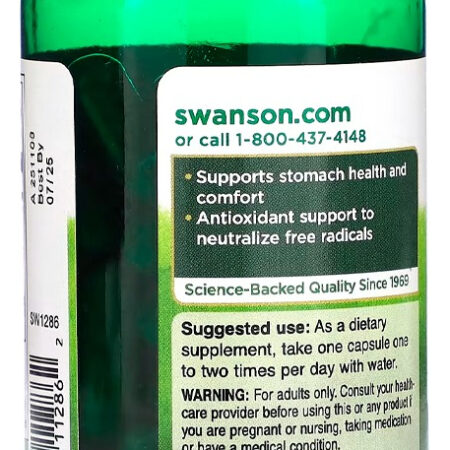 Gengibre Cúrcuma Swanson Fórmula 2em1 60caps +porta Cápsulas - Imagem 2