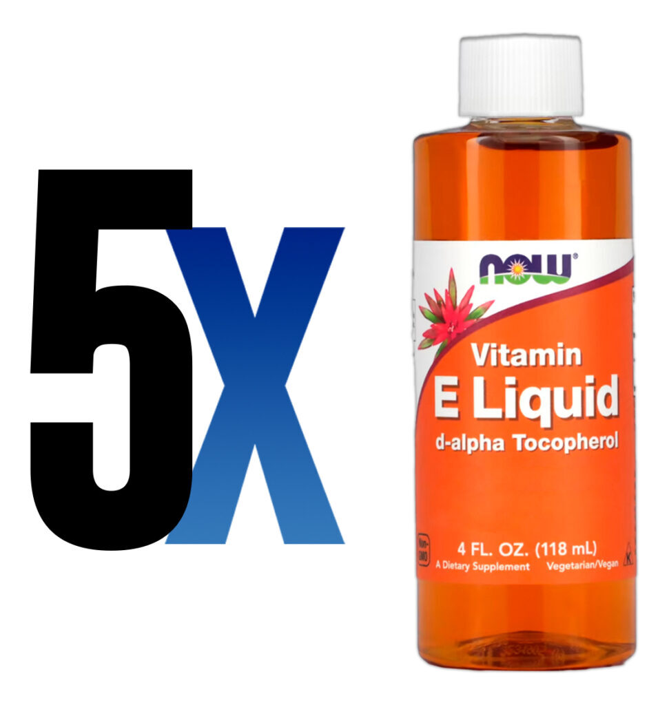 Vitamina E Now Foods 118ml D-alpha Tocoferol Importado 5un - Imagem 2